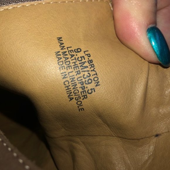 Lucky Brand Women's Bryton Leather Booties - Toffee - Size 9.5 M US / 39.5 EU - Picture 2 of 7